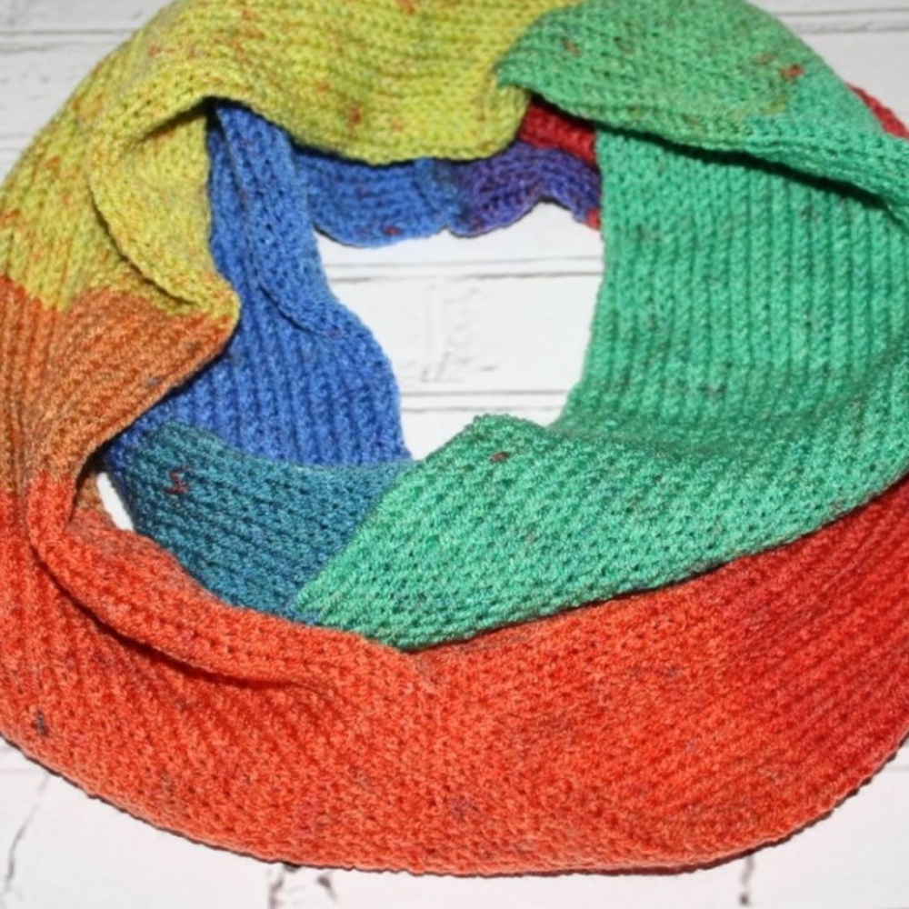 Colorful Knit Scarf 🌈